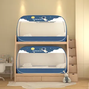 Foldable Yurt Mosquito Net Student Dormitory Anti-Fall Bed Canopy Netting Easy Installation Breathable Mesh