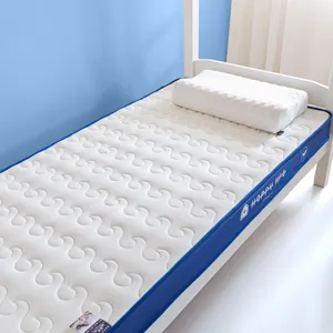 Student dormitory latex mattress single size 90x190cm breathable knitted spine protection pad