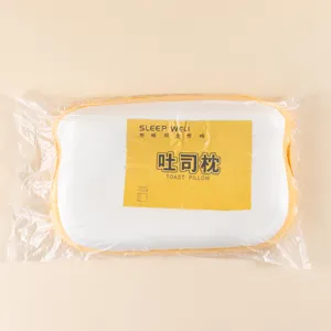 Nouvel oreiller à mémoire de forme pain de mie, rebond lent, noyau de soutien de sommeil principal.