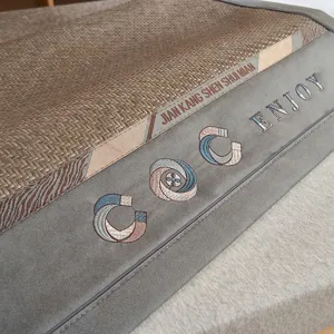 Summer cooling rattan mat breathable sleeping mat student dorm bed pad smooth surface comfortable