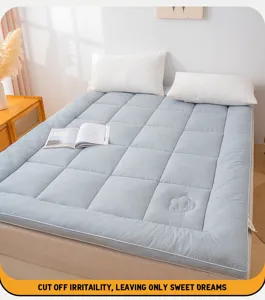 Matelas tatami à carreaux en coton lavé du Xinjiang classe A tapis doux dortoir étudiant