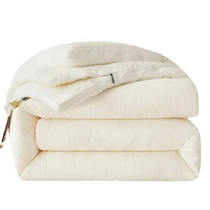 Pure Cotton Silkworm Pupae Protein Fiber Thickened Warm Quilt Duvet Home Bedding Quilted Blanket