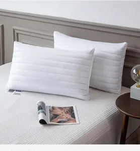 Comfortabel wit hotelkussenkern voor thuis en slaapzaal, zacht en ondersteunend voor slaap.