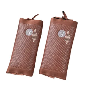 Cooling mat pillow summer neck support woven breathable pillow core for comfortable sleep experience.