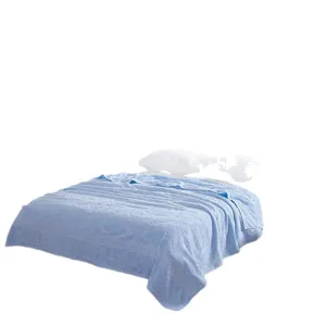 Cotton towel blanket summer thin air conditioning quilt breathable soft bed cover