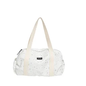 Sac bandoulière femme décontracté grand voyage sport yoga sac à main blanc.