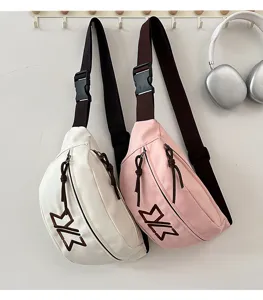 Lässige Brusttasche Umhängetasche stylische Paare Tasche Alltag Outdoor Sporttasche