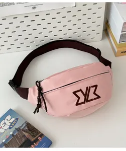 Rosa Gürteltasche Brusttasche lässige Sport Umhängetasche stylische modische Bauchtasche