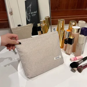 Glitter cosmetisch tasje grote capaciteit make-up tas draagbare clutch tas voor vrouwen