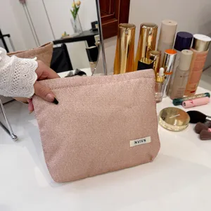 Glitter cosmetische tas draagbare make-up pouch stijlvolle clutch tas voor dames