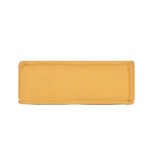 Canvas bag bottom base pad yellow rectangular fabric insert replacement liner accessory for tote