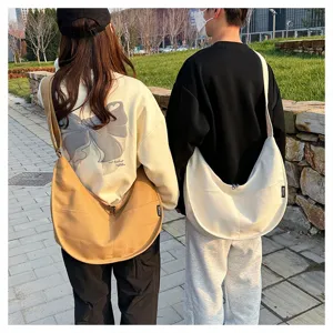 Sac bandoulière en toile décontracté grande capacité sac hobo polyvalent fourre-tout pour femme