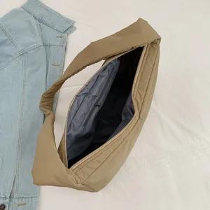 Fashion Casual Puffer Shoulder Bag Large Capacity Tote Pillow Crossbody Bag for Women