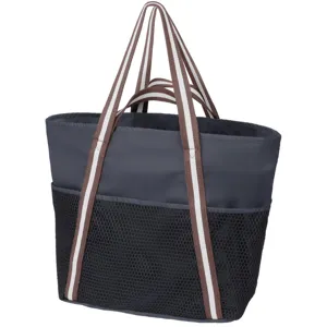 Women mesh beach tote bag casual pool travel handbag vacation swimming storage bag with straps