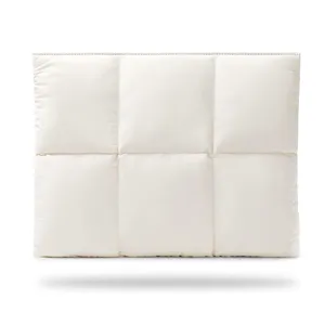 Custodia per Laptop Trapuntata Impermeabile Poliestere Puffer Custodia per Computer per Notebook Urbano Minimalista Unisex Borsa