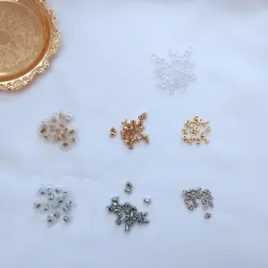 Metall Silikon Ohrring Verschlüsse Ersatz Schmetterling Kugel Kappen DIY Schmuckherstellung Komponenten Für Ohrringe Ohrstecker Rücken