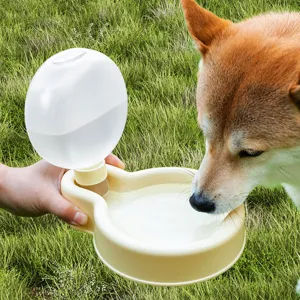 Bouteille d'Eau Portable pour Animaux Chien Voyage Bouteille d'Eau Grande Capacité Gamelle pour Chien Distributeur d'Eau Extérieur