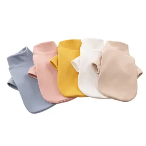 Pet Autumn Winter Thermal Base Shirt Dog Elastic Warm Vest Cat Clothing Multi Color