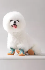 Zapatos para perros transpirables antideslizantes botines de verano para mascotas pequeñas