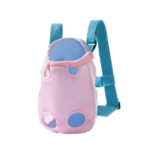 Breathable Pet Carrier Backpack For Small Dogs And Cats Double Shoulder Portable Mesh Travel Bag Outdoor Walking