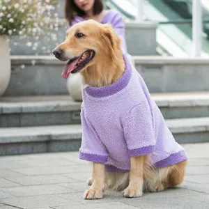 Winter Fleece Hundepullover für große Hunde Golden Retriever warme Haustier Kleidung