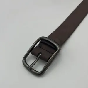 Minimalist Business TPU Belt For Men Pin Buckle Casual Solid Color Waist Strap Versatile Dress Belt Men Accessories