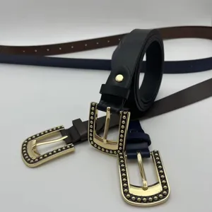 Cinturón Fino de TPU Casual para Mujer Moda Minimalista Color Sólido para Vestido con Hebilla de Metal Accesorios