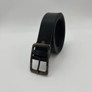 Men's Casual Business TPU Belt With Alloy Pin Buckle Minimalist Solid Color Adjustable Waist Strap Fashion Accessories