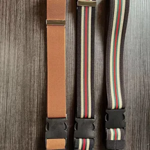 Ceinture élastique invisible pour homme et femme, sangle de pantalon extensible sans trou.