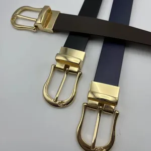 Ceinture de loisirs pour homme en TPU avec boucle ardillon classique, élégante et durable.