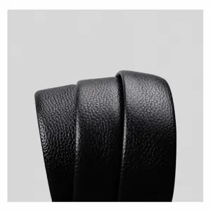 Classic black leather belt rolled up, showing fine texture and durable design for men.