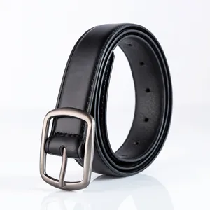 Black women's belt detail, metal buckle, minimalist design, premium leather texture.