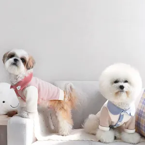 Carino autunno inverno vestiti per animali domestici cardigan in maglia per piccoli cuccioli