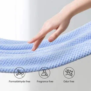 Serviette absorbante pour animaux, chiens et chats, drap de bain en peluche épaisse et douce.