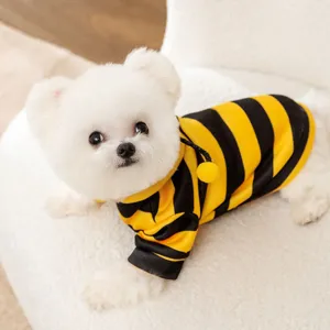Carino ape animale domestico cane felpa con cappuccio gatto autunno inverno vestiti caldi cucciolo