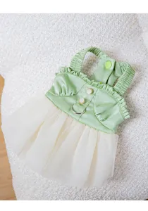 Vestido de verano para mascotas transpirable de encaje correa linda ropa de perro gato