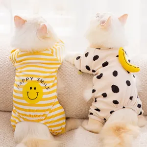 Ropa Linda de Cuatro Patas para Mascotas de Invierno Cálido Perro Gato Pijama Forro Polar Cachorro Ropa Suave Ropa de Hogar