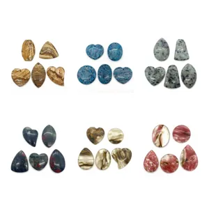 Natürlicher Stein Kristall Anhänger Set Edelstein DIY Schmuckherstellung Zubehör Detail