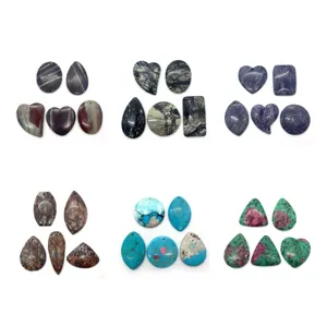Exquisite Naturstein Kristall Anhänger Achat Scheibe DIY Pullover Kette Schmuck Zubehör