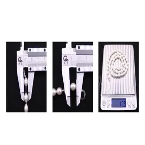 Perles d'imitation blanches pour bijoux DIY faits main accessoires collier, taille et poids.