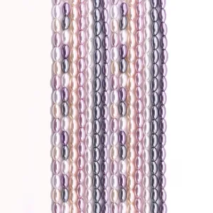 Perles d'Imitation de Verre Perles en Vrac Perles de Coquillage Peintes pour la Création de Bijoux DIY Accessoires de Collier