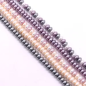 Bunte Abakus Perlen Stränge für DIY Schmuckherstellung und handgemachte Accessoires.
