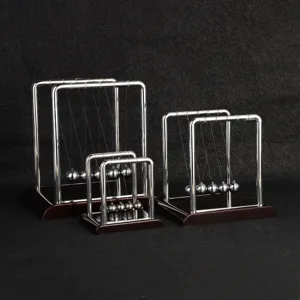 Culla di Newton sfere di equilibrio metallo fisica scienza giocattolo decoro set