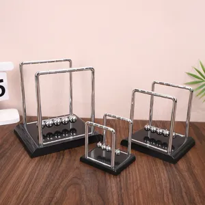 Newtons Cradle Balance Balls Physik Wissenschaft Spielzeug Schreibtisch Dekor Metall Kinetische Energie Erhaltung Demonstration Pädagogisches Geschenk