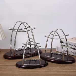 Newton Wiege Kugelspiel Set Physik Wissenschaft Schreibtisch Deko Impulserhaltung Demonstrator