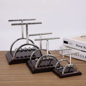 Newton Wiege Kugelspiel Physik Wissenschaft Schreibtisch Deko Metall Impuls Demonstration