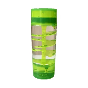 Green liquid motion bubbler toy creative spiral oil timer desktop decor ornament main view