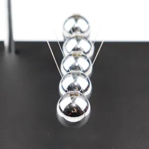 Metal Newton cradle balance balls office desk decoration physics science pendulum toy.