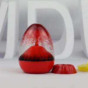 Creative liquid volcano eruption ornament toy, unique desktop decor gift for kids and students