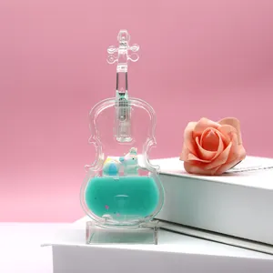 Heldere acryl viool vloeistof ornament bureaudecoratie mooi cadeau voor meisjes en studenten.